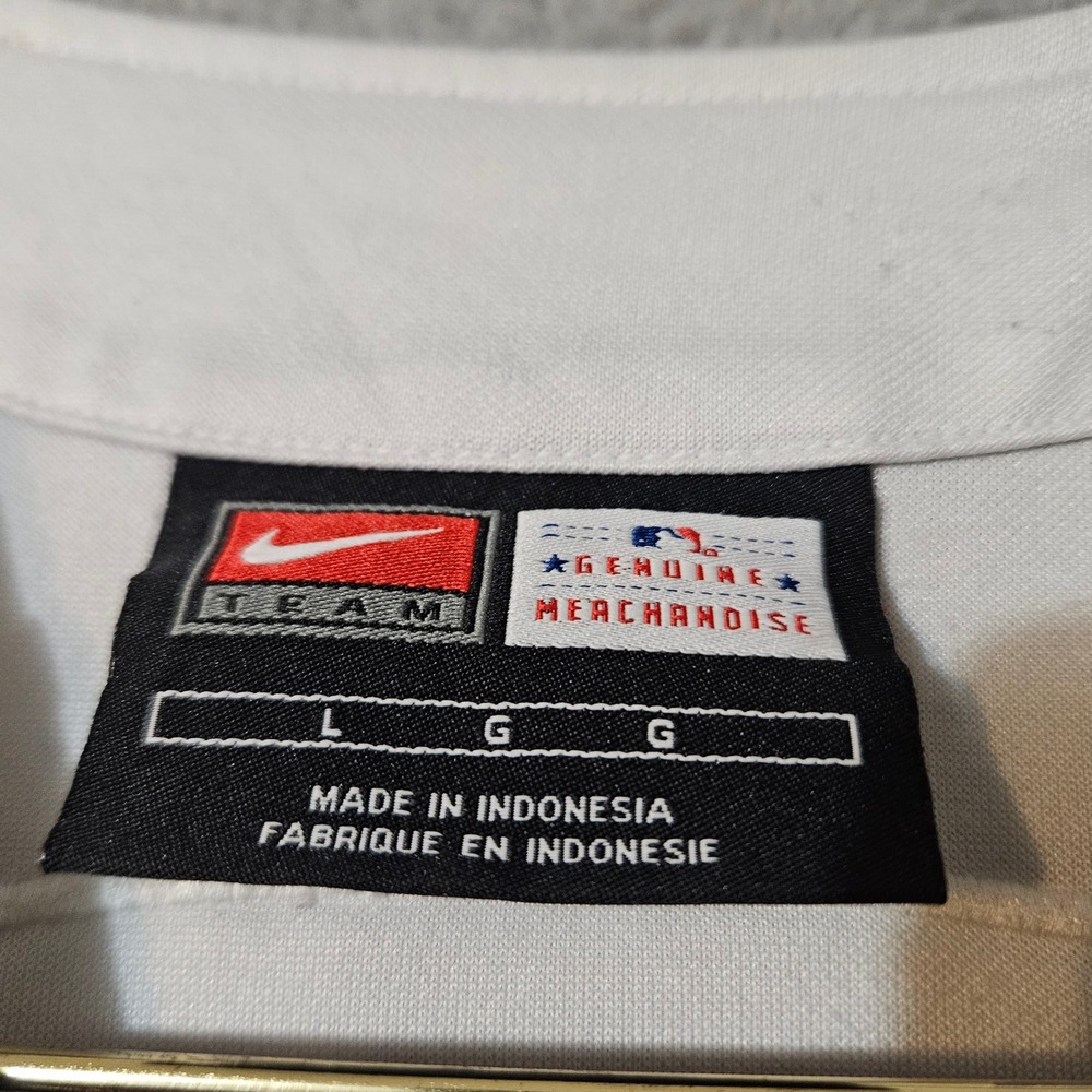 Vintage Nike Authentic Derek Jeter #2 New York Yankees Jersey Mens Large White - Picture 6 of 15